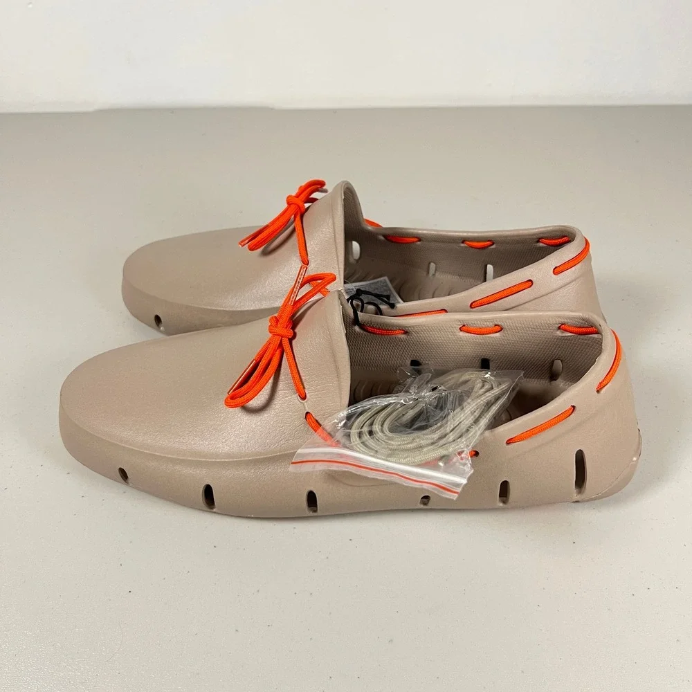 NWT New SWIMS Mens Loafers Shoes Moc Toe Slip‎ On Pool Boat Beach US 8 EU 41